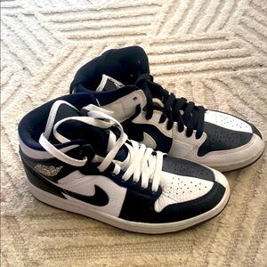 Nike Air Jordan Split Black and White Men's Sneakers